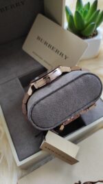 Burberry The City Engraved Check Ladies Watch - Image 3