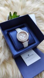 Swarovski Octea Lux Ladies Watch White/Rose Gold - Image 4