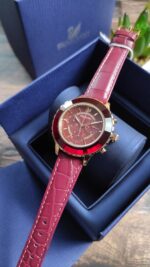 Swarovski Octea Lux Chrono Red Ladies Watch - Image 5