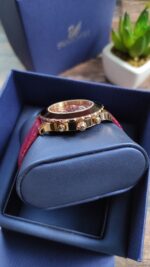 Swarovski Octea Lux Chrono Red Ladies Watch - Image 3