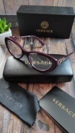 Versace V-Lady Bordeaux Ladies Eyeglasses - Image 2