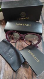 Versace V-Lady Bordeaux Ladies Eyeglasses - Image 6