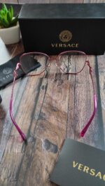 Versace V-Lady Pink Metallized Ladies Eyeglasses - Image 5