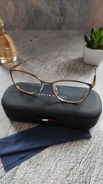 Tommy Hilfiger Gold & Grey Ladies Eyeglasses - Image 2