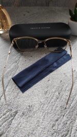 Tommy Hilfiger Gold & Grey Ladies Eyeglasses - Image 4