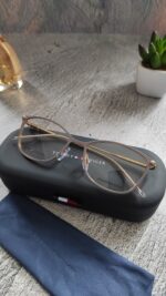 Tommy Hilfiger Gold & Grey Ladies Eyeglasses - Image 6