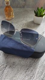 Tommy Hilfiger Blue Butterfly Ladies Sunglasses - Image 2