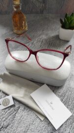 Swarovski Pink Crystal Ladies Eyeglasses - Image 2