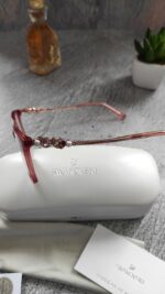 Swarovski Pink Crystal Ladies Eyeglasses - Image 3