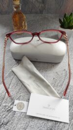 Swarovski Pink Crystal Ladies Eyeglasses - Image 4