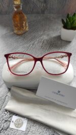 Swarovski Pink Crystal Ladies Eyeglasses - Image 5