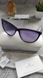 Swarovski Violet Crystal Ladies Sunglasses - Image 2