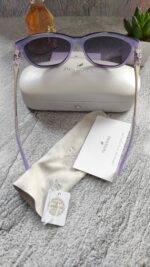 Swarovski Violet Crystal Ladies Sunglasses - Image 4