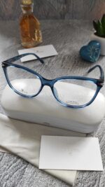 Swarovski Blue Crystal Gradient Frame Ladies Eyeglasses - Image 2