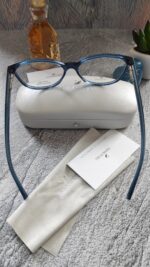 Swarovski Blue Crystal Gradient Frame Ladies Eyeglasses - Image 4