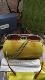 Gucci Double Bridge Ladies Sunglasses - Image 6