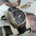 Fossil Twist Semi-Skeletonized Hybrid Mens Watch