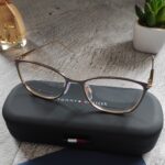 Tommy Hilfiger Gold & Grey Ladies Eyeglasses