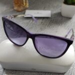 Swarovski Violet Crystal Ladies Sunglasses