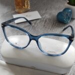 Swarovski Blue Crystal Gradient Frame Ladies Eyeglasses