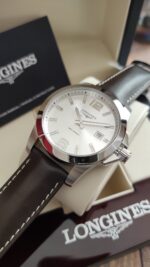 Longines Conquest Silver Sunray Mens Watch - Image 2