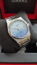 Tissot PRX Ice Blue Gradient Dial Mens Automatic Watch - Image 2