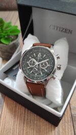 Citizen Eco Drive Avion Chronograph Mens Watch - Image 6