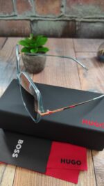 Hugo Boss Mint Green Square Ladies Sunglasses - Image 3