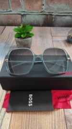 Hugo Boss Mint Green Square Ladies Sunglasses - Image 5