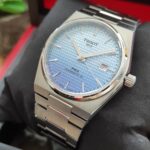 Tissot PRX Ice Blue Gradient Dial Mens Automatic Watch